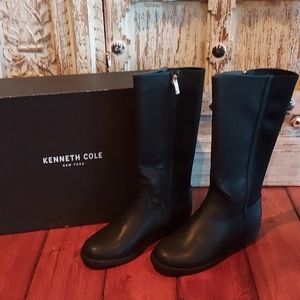 Kennth Cole, Black boots, Size 3